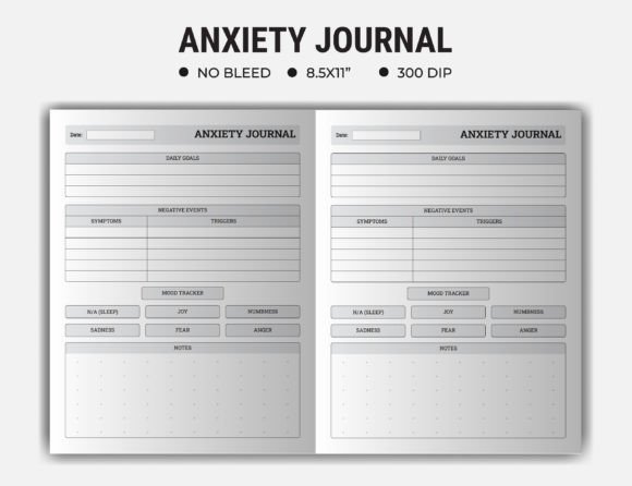 Download Simple Anxiety Journal Self Care Planner - Planner Collection