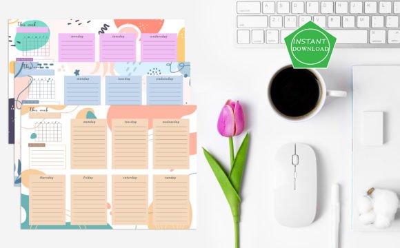 Download Weekly Schedule Daily Planner to Do List - Planner Collection