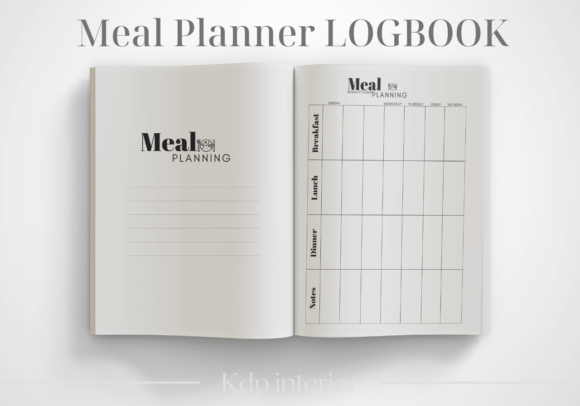 Download Meal Planner LOGBOOK - Planner Collection