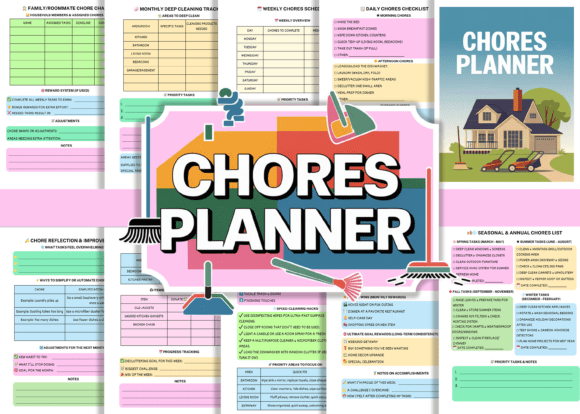 Download Chores Planner - KDP Template - Planner Collection