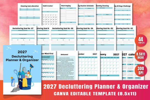 Download Decluttering Planner &amp; Organizer 2027 - Planner Collection