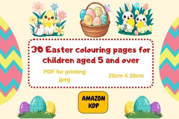 Download 30 Easter Colouring Pages from 5 Years - 5 years Collection
