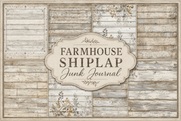 Download Farmhouse Shiplap Junk Journal - House Collection