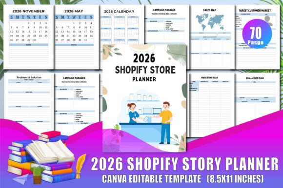 Download 2026 Shopify Store Planner - Planner Collection