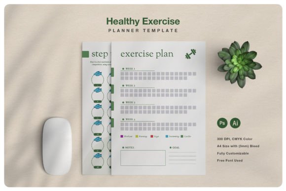 Download Healthy Exercise Planner - Planner Collection