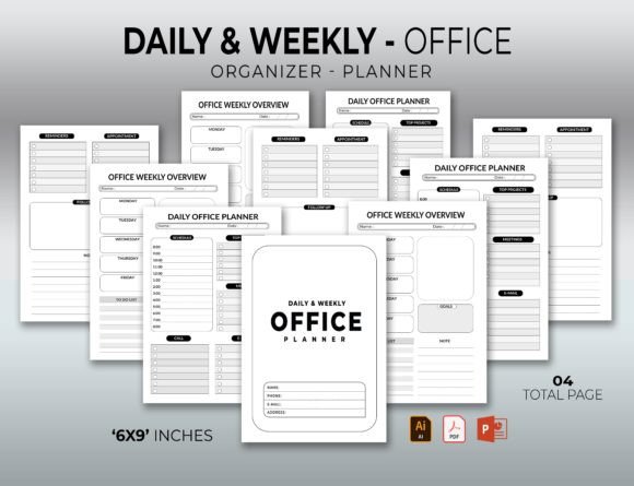 Download Daily &amp; Weekly Office Planner Organizer - Planner Collection