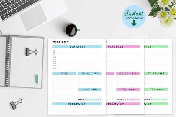 Download To Do Checklist Retro Planner Vintage - Planner Collection