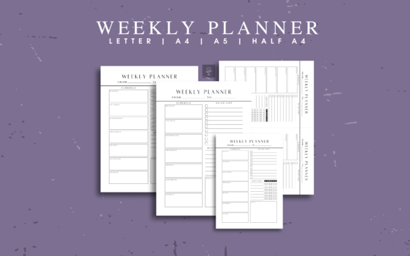 Download Weekly Planner Printable Template - Planner Collection