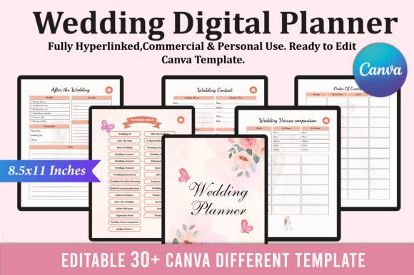 Download Digital Wedding Planner for Ipad Canva - Planner Collection