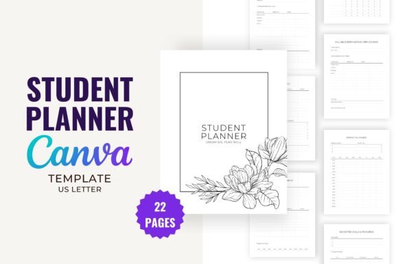 Download Student Planner | Canva Template - Planner Collection