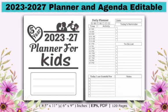 Download 2023-2027 Planner and Agenda Editable - Planner Collection