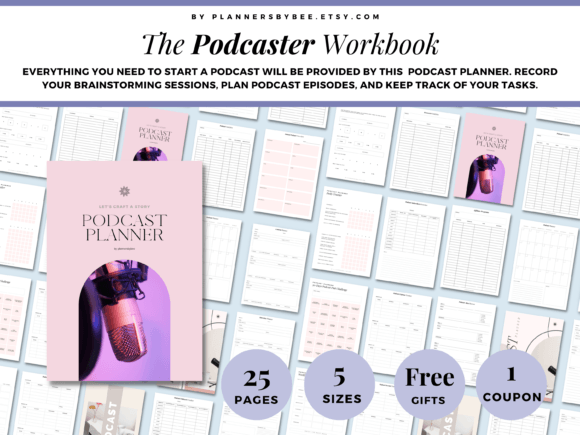 Download Podcast Planner Template, Episode Podca - Planner Collection